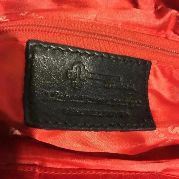 Michael Rome black pebbled leather shoulder bag - Picture 7 of 8